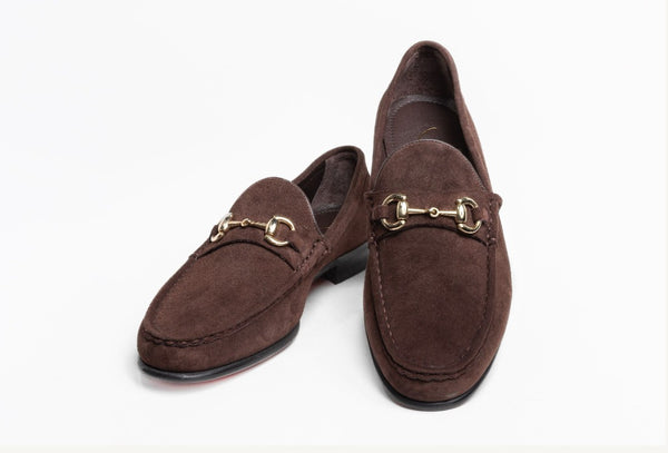 C Collection Suede Loafer - Brown