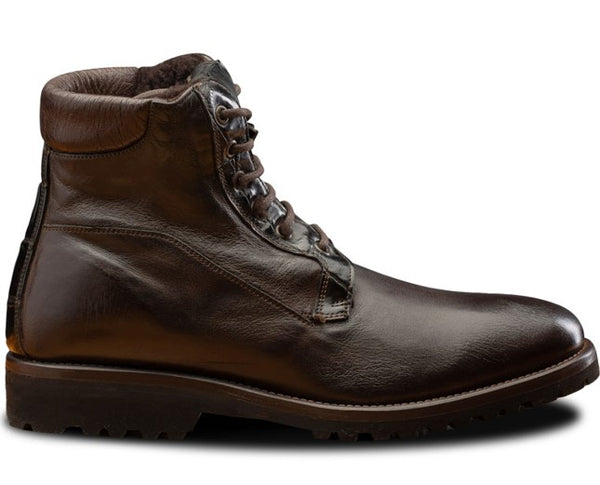 Toscana Shearling Boot - Dark/Brown