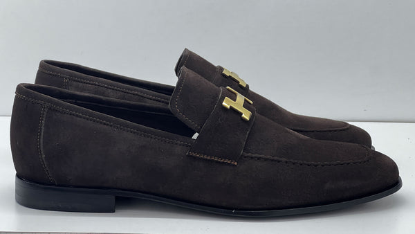 C Collection Suede H Loafer - Brown