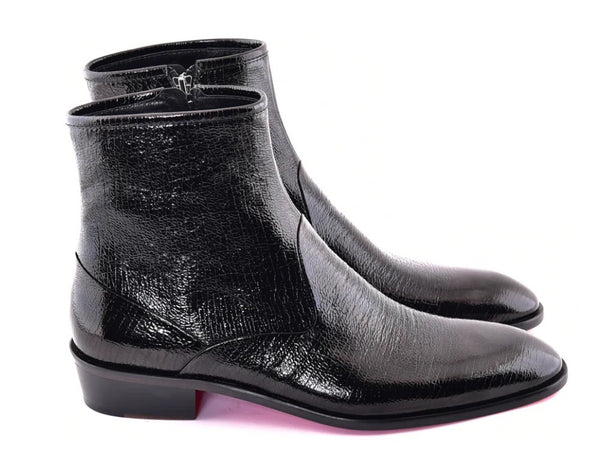 Corrente Vita Calfskin Slip-On Boot - Black