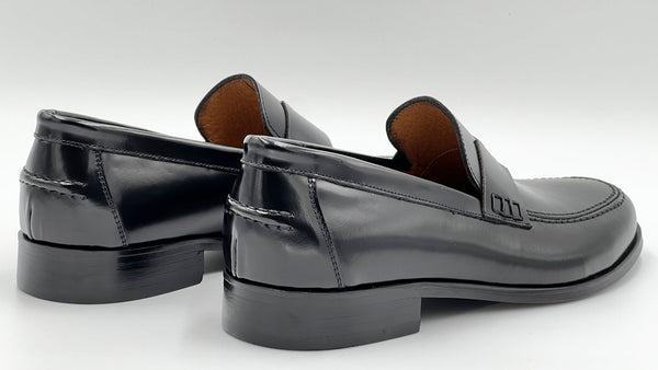 C Collection Nappa Leather Loafer - Black