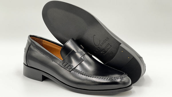 C Collection Nappa Leather Loafer - Black