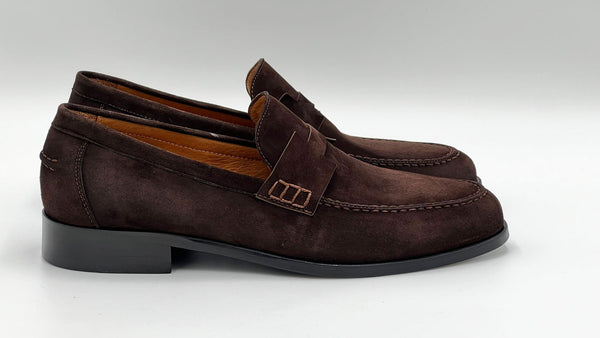 C Collection Suede Loafer - Brown