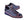 Corrente Quilted Calfskin Oxford - Navy/Burgundy