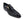 Carrucci Patent Monkstrap Shoe - Black