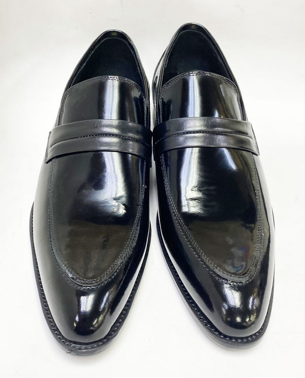 C&E Shoes Patent Loafer - Black