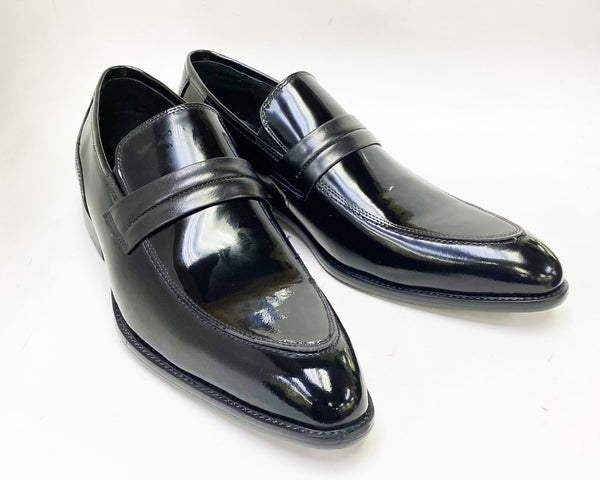 C&E Shoes Patent Loafer - Black