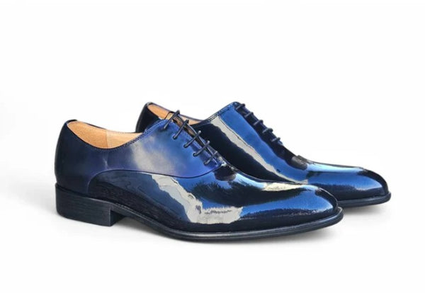 C&E Patent Leather Oxford - Navy