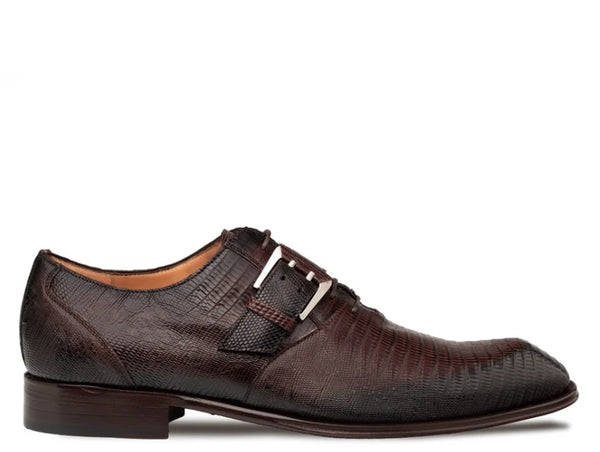 Mezlan "Omero" Lizard Monk/Oxford Brown