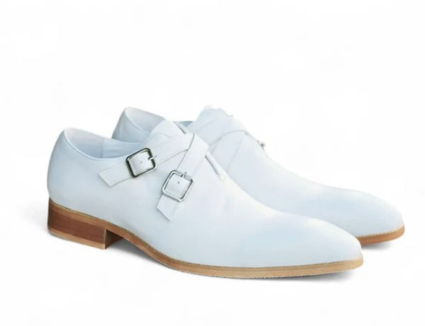 C&E Shoes Calfskin Loafer - White