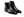 Maurice Pebbled Leather Boot - Black