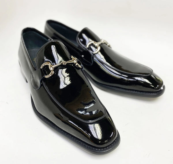 Maurice Patent Leather Loafer - Black