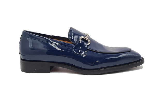 Maurice Patent Leather Loafer - Navy