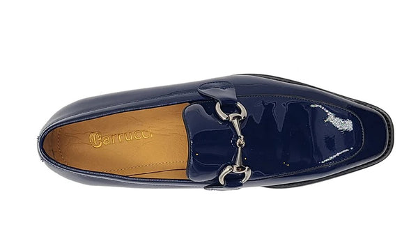 Maurice Patent Leather Loafer - Navy