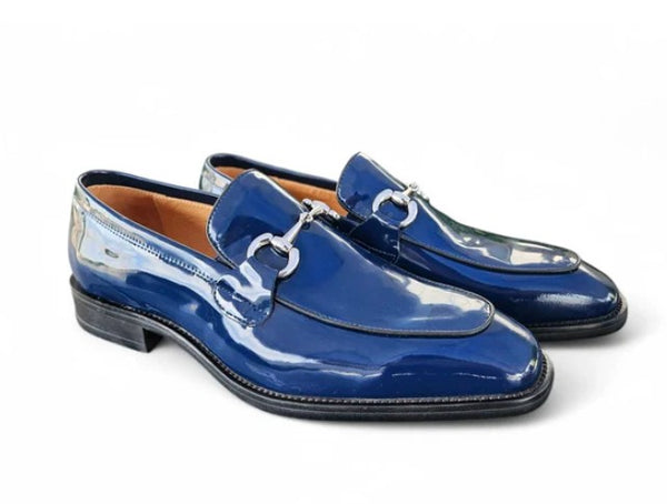 Maurice Patent Leather Loafer - Navy