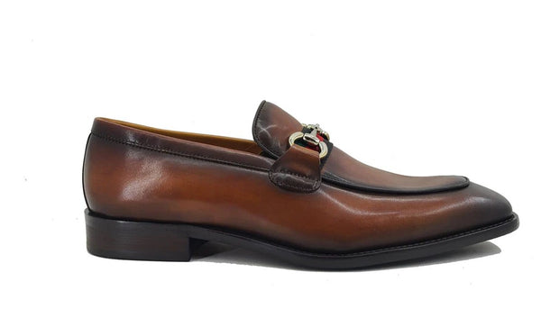 Maurice Calfskin Loafer - Whiskey