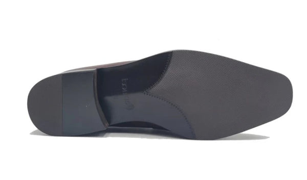 Carrucci Leather Loafer - Brown
