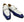 Maurice Leather Monkstrap Shoe - Blue/White