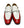 Maurice Leather Monkstrap Shoe - Red/White