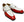 Maurice Leather Monkstrap Shoe - Red/White
