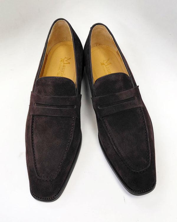 Maurice Suede Penny Loafer - Brown