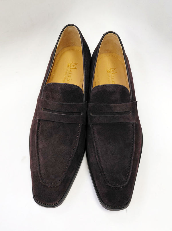 Maurice Suede Penny Loafer - Brown