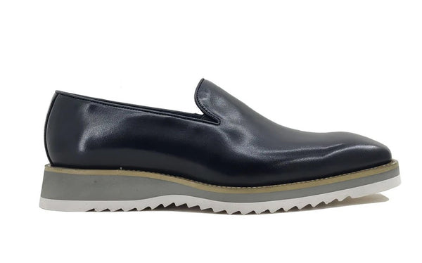 Maurice Calfskin Venetian Loafer - Black