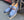 C&E Shoes Calfskin Horsebit Loafer - Blue