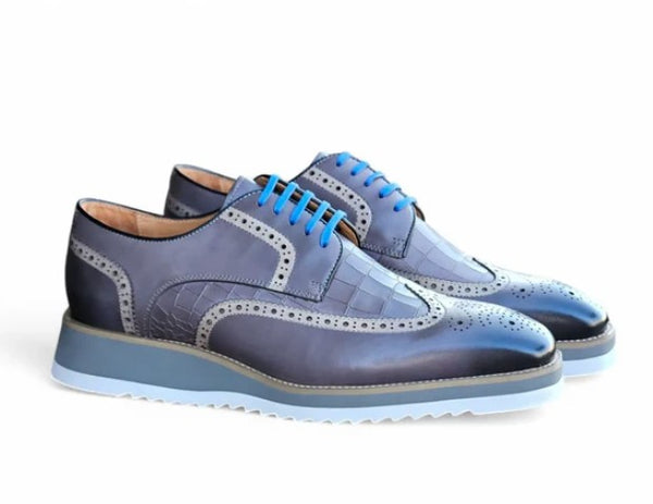 Maurice Calfskin Oxford - Grey