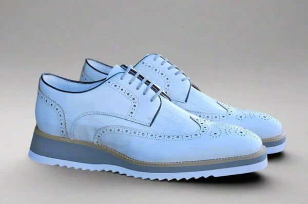 Maurice Calfskin Oxford - White