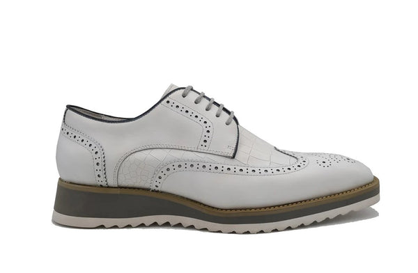 Maurice Calfskin Oxford - White