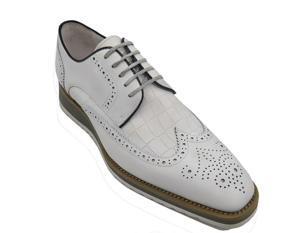 Maurice Calfskin Oxford - White