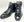 C&E Calfskin Lace-Up Boot - Black