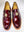C&E Maurice Patent Ornament Loafer - Burgundy