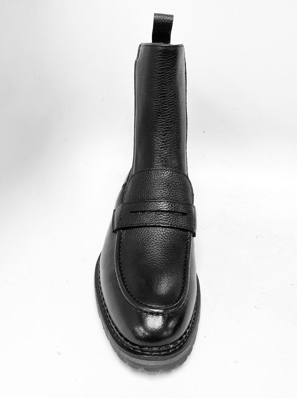 C&E Maurice Deerskin Slip-on Boot - Black