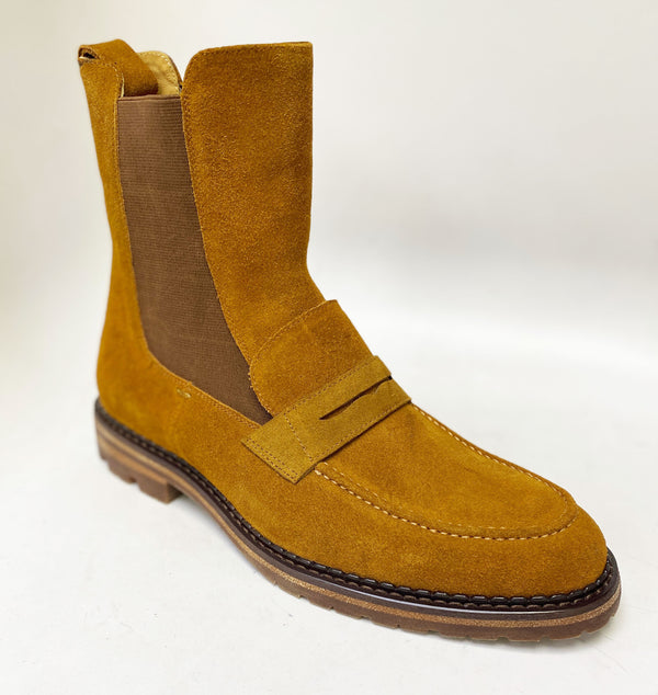 C&E Maurice Suede Boot - Cognac