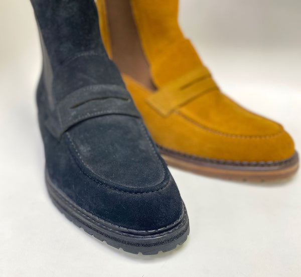 C&E Maurice Suede Boot - Black