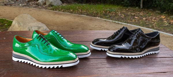 Maurice Patent Leather Oxford - Green
