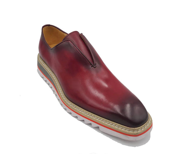 Maurice Calfskin Loafer - Burgundy