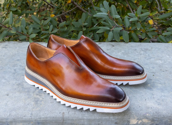 Maurice Calfskin Loafer - Cognac
