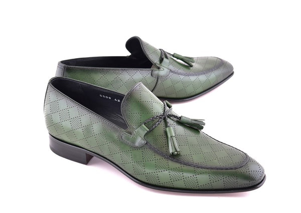 Corrente Leather Loafer - Green