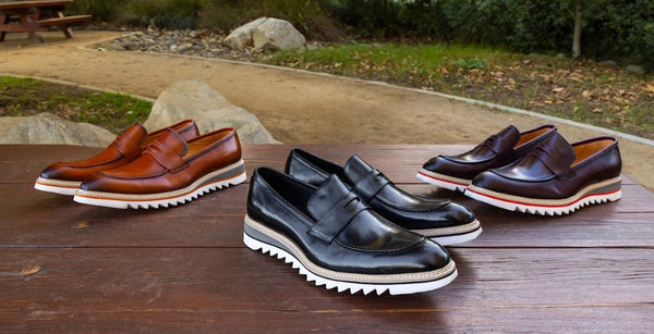 C&E Shoes Maurice Leather Loafer - Black