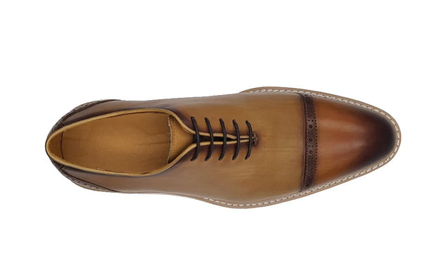 Maurice Calfskin Oxford - Brown/Tan