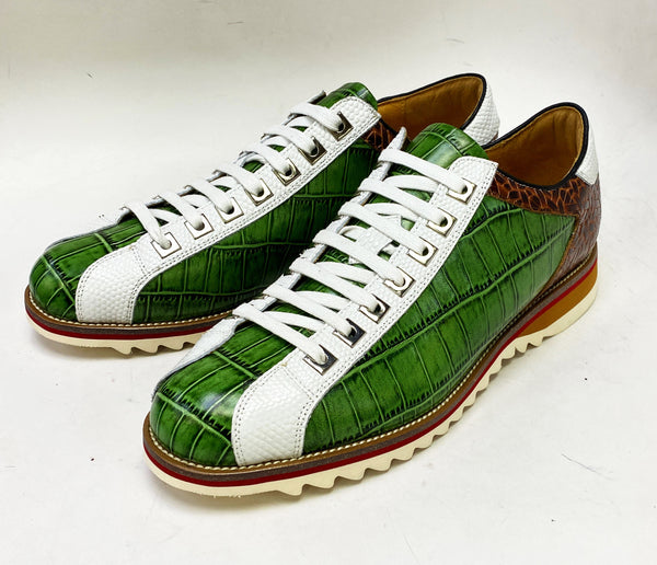 Maurice Leather Sneaker - Olive