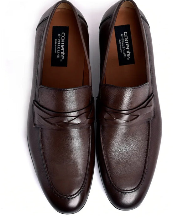 Corrente Deerskin Loafer - Brown