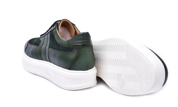 Corrente Calfskin Sneaker - Green