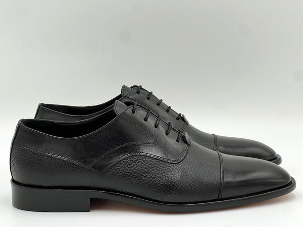 C Collection Leather Oxford - Black