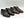 C Collection Leather Oxford - Black