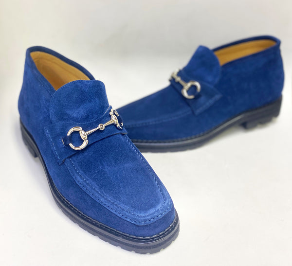 Maurice Suede Boot - Blue