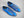Carrucci Crocodile Leather Sneaker - Blue